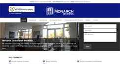 Desktop Screenshot of monarch-windows.ie