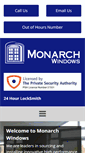 Mobile Screenshot of monarch-windows.ie