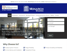 Tablet Screenshot of monarch-windows.ie